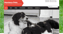 Desktop Screenshot of mantecapets.com